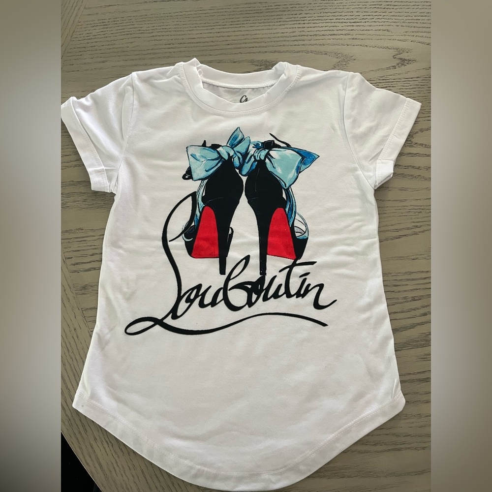 Girls fashion inspired graphic White Tee